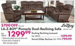 Boscov's LA-Z-BOY Pinnacle Dual-Reclining Sofa offer