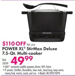 Boscov's POWER XL StirMax Deluxe 7.5-Qt. Multi-cooker offer