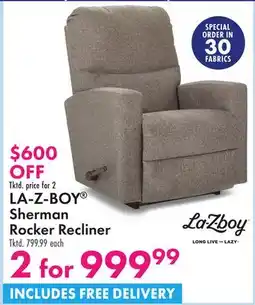 Boscov's LA-Z-BOY Sherman Rocker Recliner offer