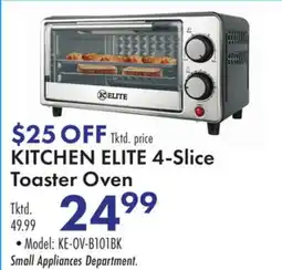 Boscov's KITCHEN ELITE 4-Slice Toaster Oven offer