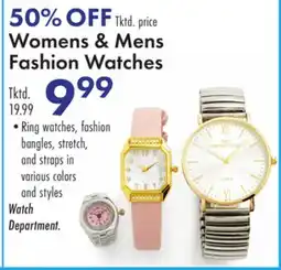 Boscov's Womens & Mens Fashion Watches offer