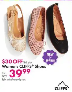 Boscov's Womens CLIFFS Shoes offer