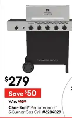 Lowe's Char-Broil Performance 5-Burner Gas Grill offer