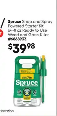 Lowe's Spruce Snap and Spray Powered Starter Kit 64-fl oz Ready to Use Weed and Grass Killer offer