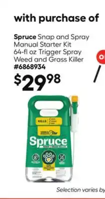 Lowe's Snap and Spray Manual Starter Kit 64-fl oz Trigger Spray Weed and Grass Killer offer