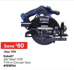 Lowe's Kobalt 24V MaxC XTR 7-1/4-in Circular Saw offer