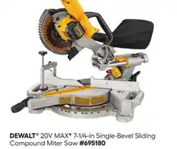 Lowe's DEWALT 20V MAXF 7-1/4-in Single-Bevel Sliding Compound Miter Saw offer