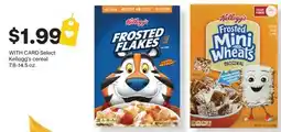 CVS Select Kellogg's cereal 7.8-14.5 oz offer
