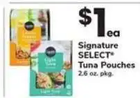 Safeway Signature SELECT Tuna Pouches offer