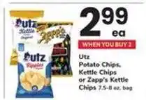 Safeway Utz Potato Chips, Kettle Chips or Zapp's Kettle Chips offer