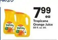 Safeway Tropicana Orange Juice offer