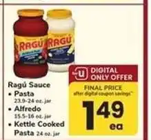 Safeway Ragú Sauce offer