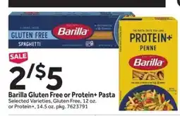 Stop&Shop Barilla Gluten Free or Protein+ Pasta offer