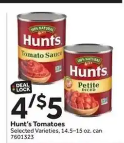 Stop&Shop Hunt's Tomatoes offer