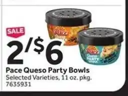 Stop&Shop Pace Queso Party Bowls offer