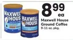 Safeway Maxwell House Ground Coffee offer