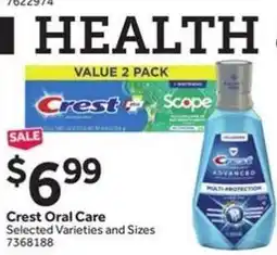 Stop&Shop Crest Oral Care offer