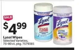 Stop&Shop Lysol Wipes offer