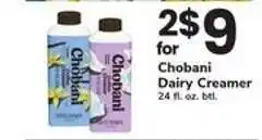 Safeway Chobani Dairy Creamer offer