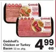 Safeway Godshall's Chicken or Turkey Bacon offer