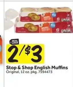 Stop&Shop Stop & Shop English Muffins offer