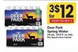 Safeway Deer Park Spring Water offer