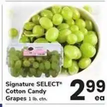 Safeway Signature SELECT Cotton Candy Grapes offer