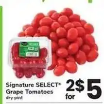 Safeway Signature SELECT Grape Tomatoes offer