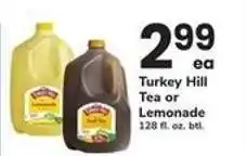 Safeway Turkey Hill Tea or Lemonade offer