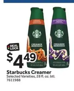 Stop&Shop Starbucks Creamer offer