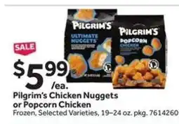 Stop&Shop Pilgrim’s Chicken Nuggets or Popcorn Chicken offer