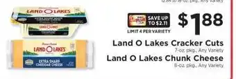 Land O Lakes Cracker Cuts / Chunk Cheese