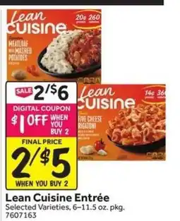 Stop&Shop Lean Cuisine Entrée offer