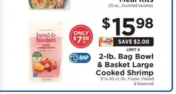 ShopRite Bowl & Basket Large Cooked Shrimp offer