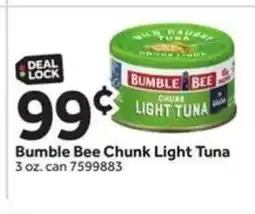 Stop&Shop Bumble Bee Chunk Light Tuna offer
