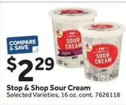 Stop&Shop Stop & Shop Sour Cream offer