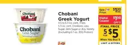 ShopRite Chobani Greek Yogurt offer