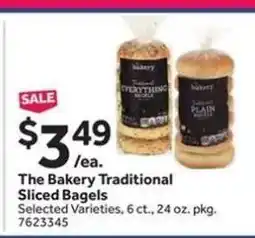 Stop&Shop The Bakery Traditional Sliced Bagels offer