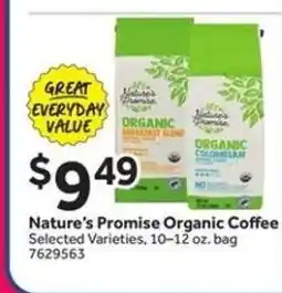 Stop&Shop Nature's Promise Organic Coffee offer