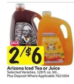 Stop&Shop Arizona Iced Tea or Juice offer