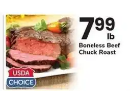 Safeway Boneless Beef Chuck Roast offer
