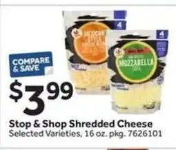 Stop&Shop Stop & Shop Shredded Cheese offer