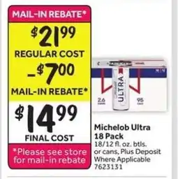 Stop&Shop Michelob Ultra 18 Pack offer