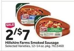 Stop&Shop Hillshire Farms Smoked Sausage offer
