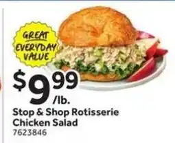 Stop&Shop Stop & Shop Rotisserie Chicken Salad offer