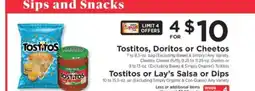ShopRite Tostitos, Doritos or Cheetos offer