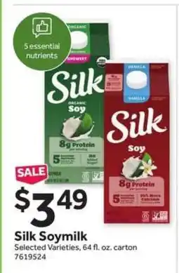 Stop&Shop Silk Soymilk offer