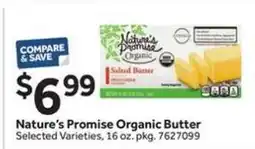 Stop&Shop Nature's Promise Organic Butter offer
