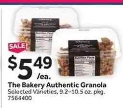 Stop&Shop The Bakery Authentic Granola offer