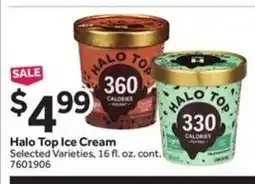 Stop&Shop Halo Top Ice Cream offer